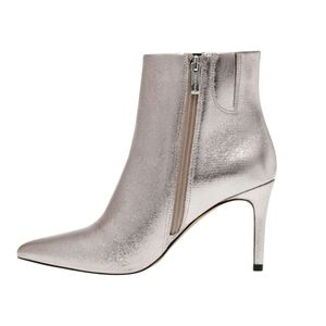 Steven By Steve Madden Women's Leila Silver Booties